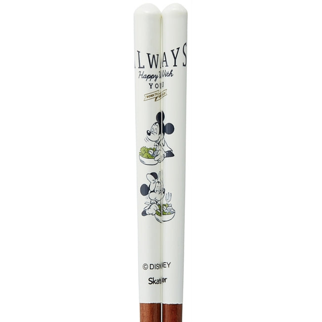 Disney Store - Mickey Lackierte Stäbchen 21cm - Küchenaccessoire Japan Disney Store