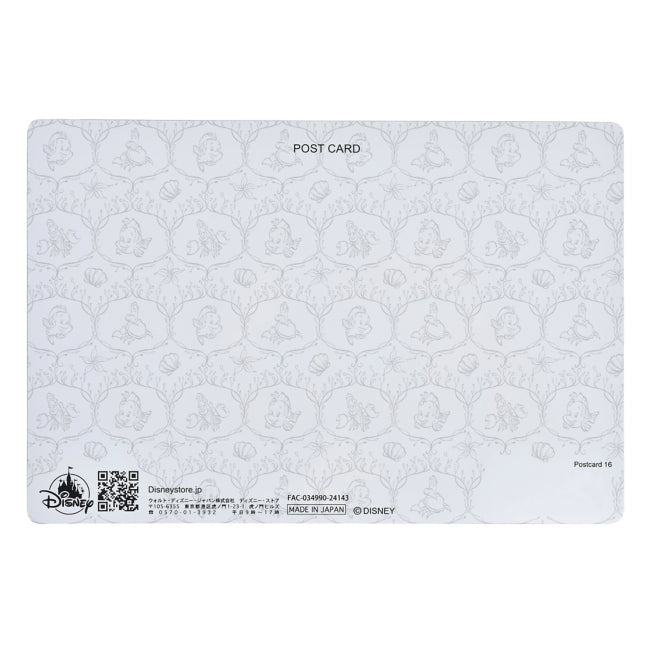 Ariel & Prinz Eric, Flandern Postkarte Boot Lenticular Japan Disney Store