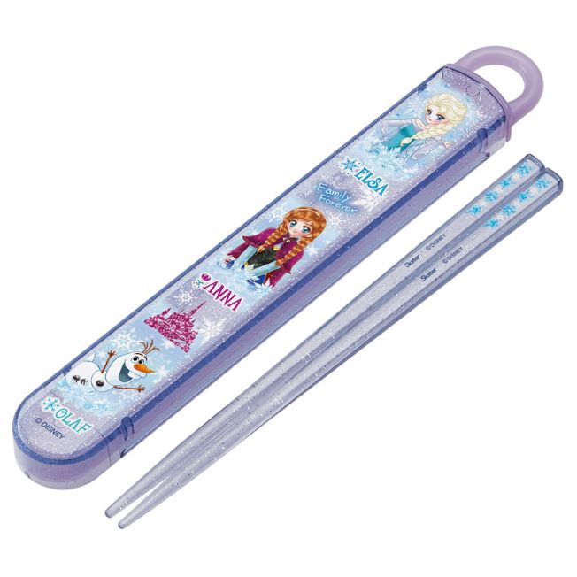 Disney Store - Antibakterielle Geschirrspülmaschinenfeste Essstäbchenbox-Set Frozen x Shoko Nakagawa - Küchenzubehör Japan Disney Store