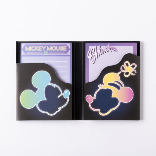 Store - China Town Disney Pata Pata Memo (Neon Mickey Minnie) - Notizbuch
