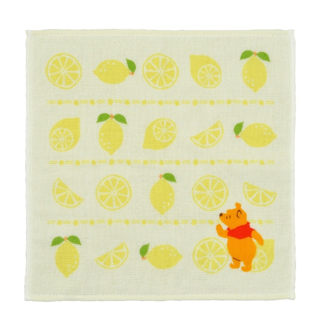 Winnie the Pooh Mini Handtuch aus Gaze mit Zitrone Japan Disney Store