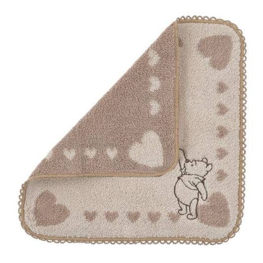 Pu der Bär Mini Handtuch Herzrahmen