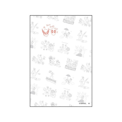Deadpool & Wolverine Pata Pata Memo Japan Disney Store