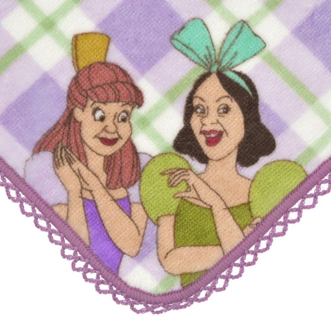 Drizella & Anastasia Mini Handtuch Muster Cinderella Japan Disney Store