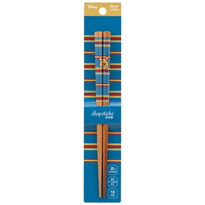Disney Store - Skater Winnie the Pooh Square Rounded Chopsticks - Küchenaccessoire Japan Disney Store