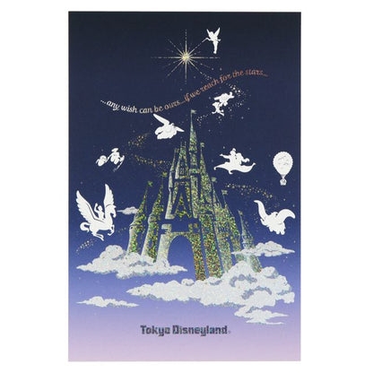 Postkarte 2 Stück Cinderella Schloss Tokyo Resort Japan Disney Store