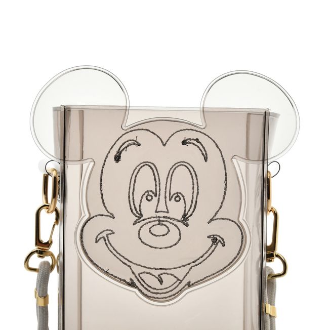 Disney Store - Mickey Flaschenhülle mit Trageriemen Clear Color - Trinkbehälter Japan Disney Store