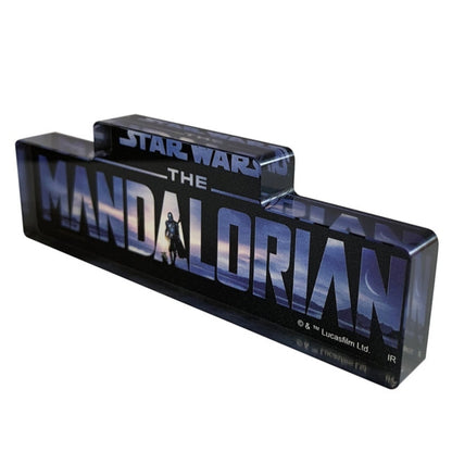 The Mandalorian Logo Acrylblock (Staffel 2) Japan Disney Store