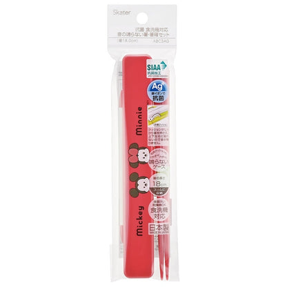 Mickey & Minnie Essstäbchen-Set Yururun Japan Disney Store