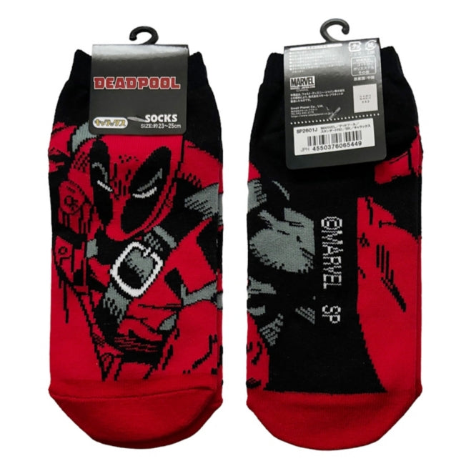 Deadpool Standard RD/BK - Socken Japan Disney Store