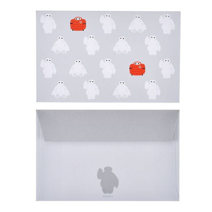 Baymax & Mochi Nachrichtenkarte & Umschlag Set Mini Japan Disney Store