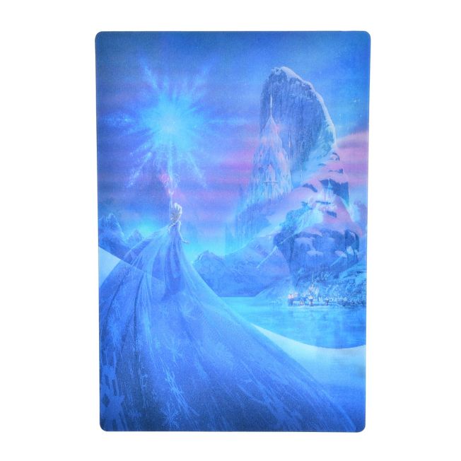 Anna & Elsa Eisburg Lenticular Postkarte Japan Disney Store
