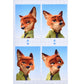 Nick Wilde Siegel Aufkleber im Passbildstil Japan Disney Store