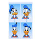 Donald Siegel-Aufkleber im Passbildstil Japan Disney Store