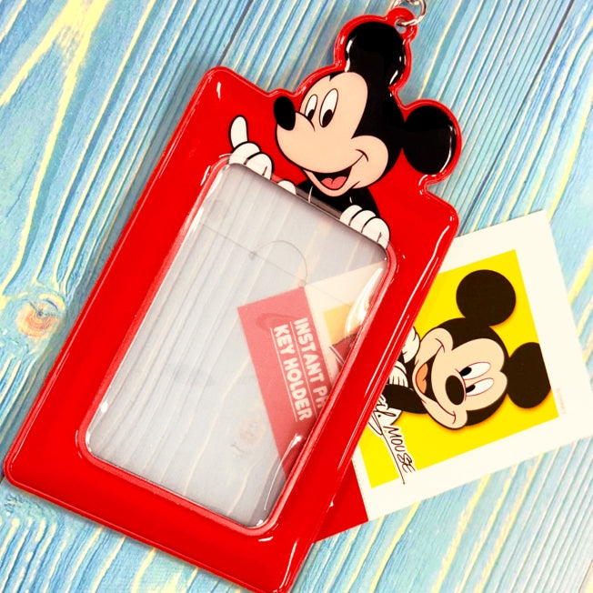 Mickey Maus Kartenhalter (Instant Foto Schlüsselanhänger) Japan Disney Store