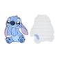 Stitch & Scrump Nachrichtenkarte und Umschlag Set Mini Die-Cut Japan Disney Store