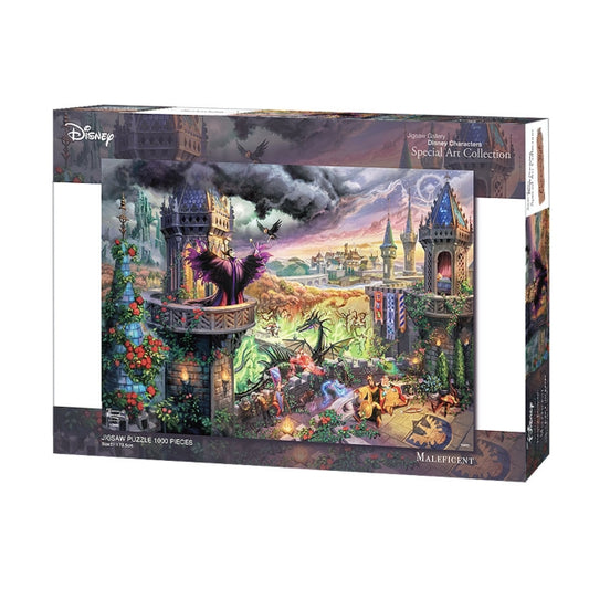 Maleficent 1000-teiliges Puzzle Special Art Collection Canvas-Stil