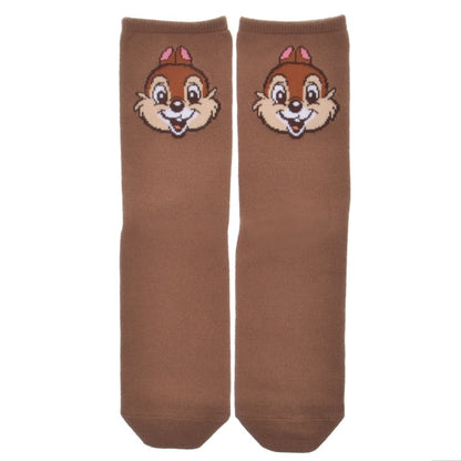 Chip Socken Gesicht & Po Braun Japan Disney Store
