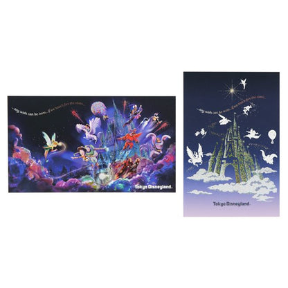 Postkarte 2 Stück Cinderella Schloss Tokyo Resort Japan Disney Store
