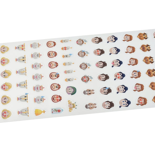 Die Schöne und das Biest Mini-Icon-Aufkleber Japan Disney Store