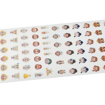 Die Schöne und das Biest Mini-Icon-Aufkleber Japan Disney Store