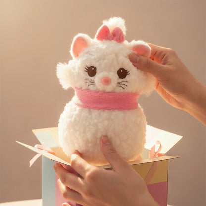Disney Store Marie the Elegant Cat Plush Toy Accessory