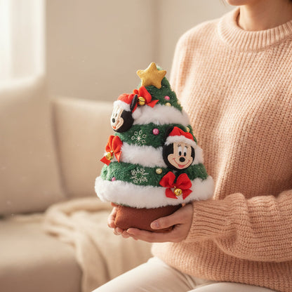 Mickey &amp; Minnie Tree Plush Christmas