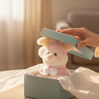Piglet in fruity latte color White Pooh