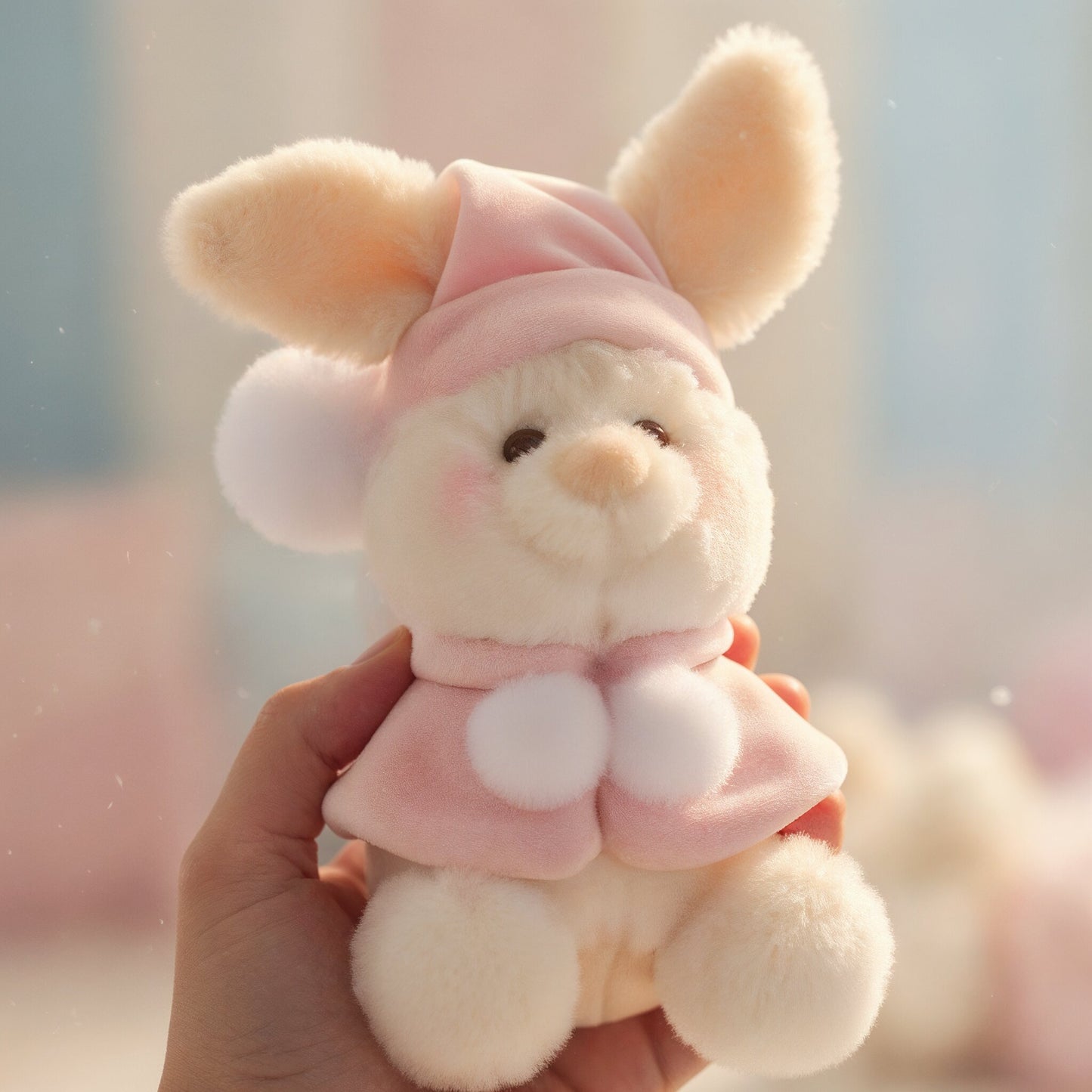 Piglet in fruity latte color White Pooh
