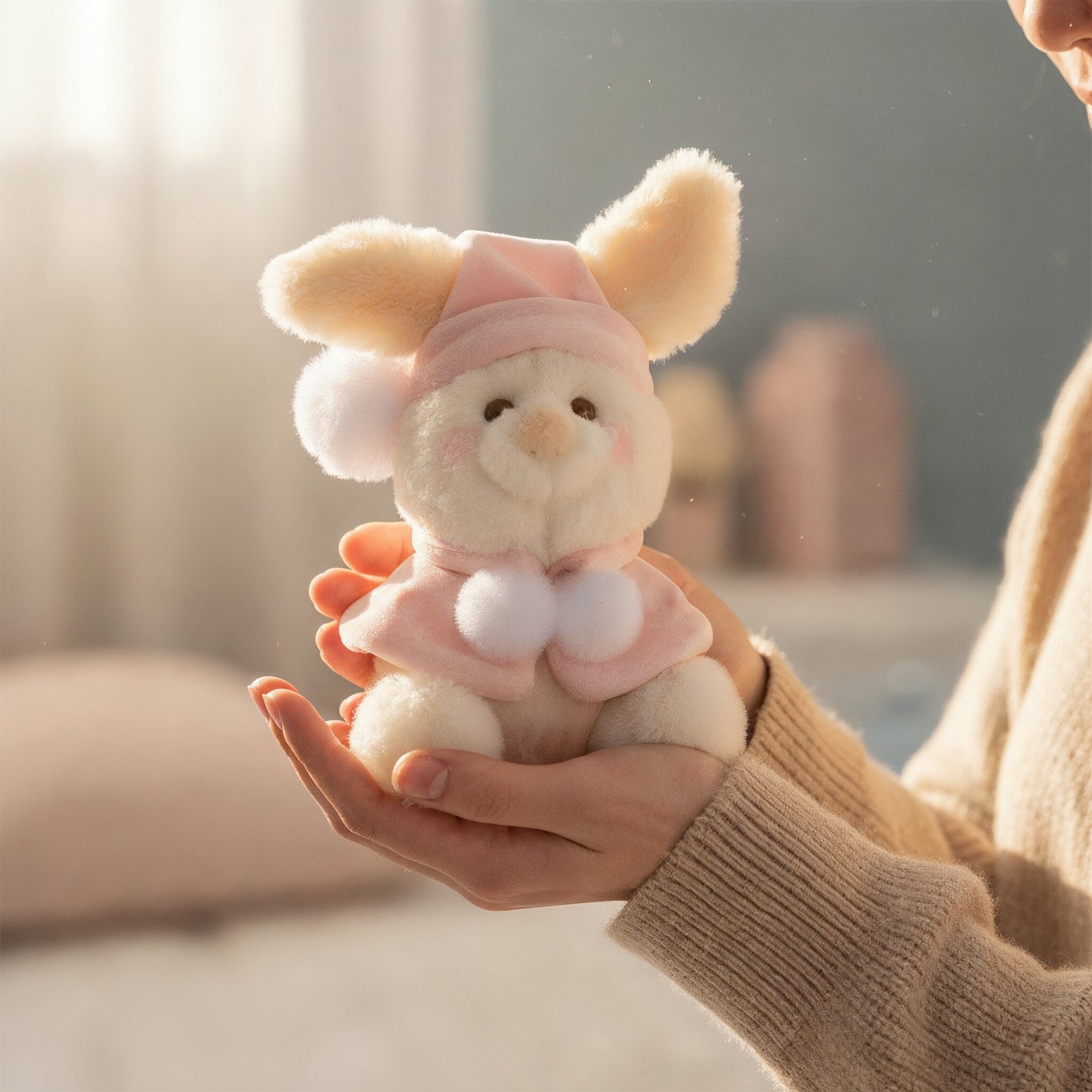 Piglet in fruity latte color White Pooh