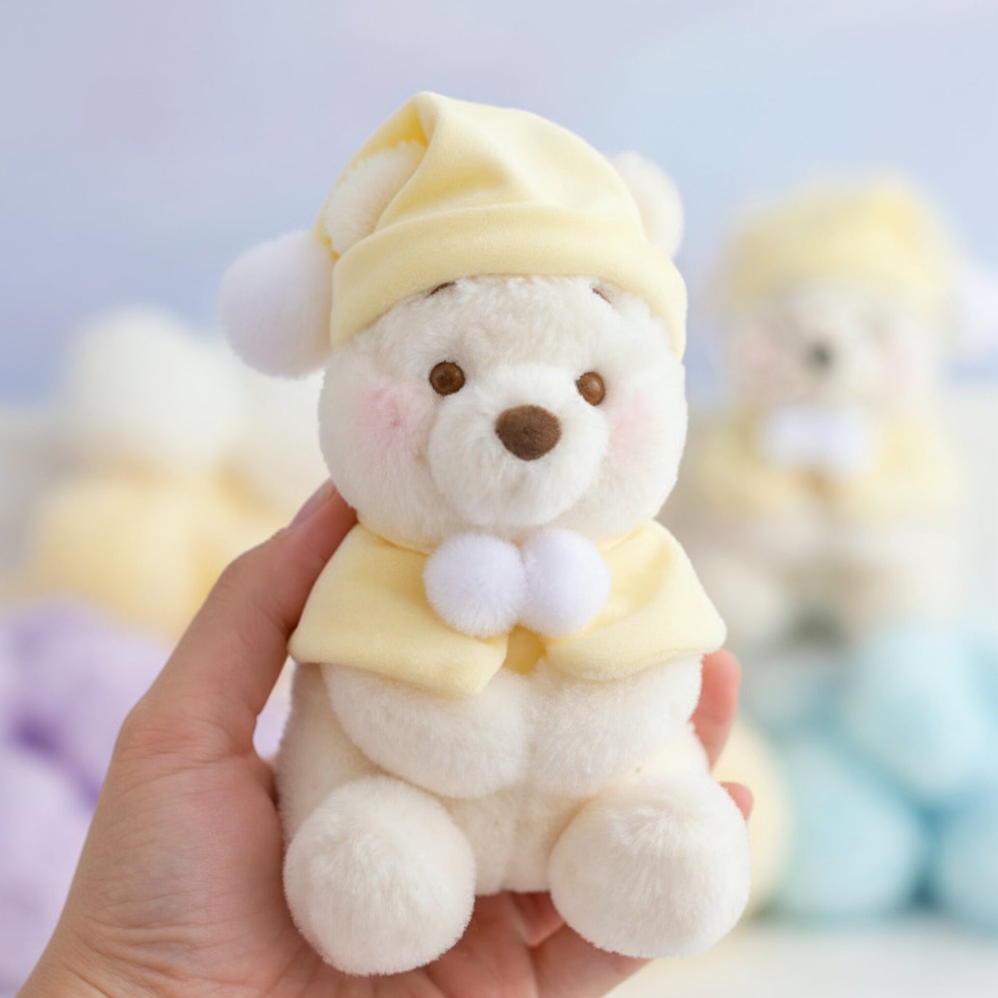 Winnie the Pooh in Fruit Latte Colors Plush Toy (S)