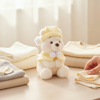 Winnie the Pooh in Fruit Latte Colors Plush Toy (S)