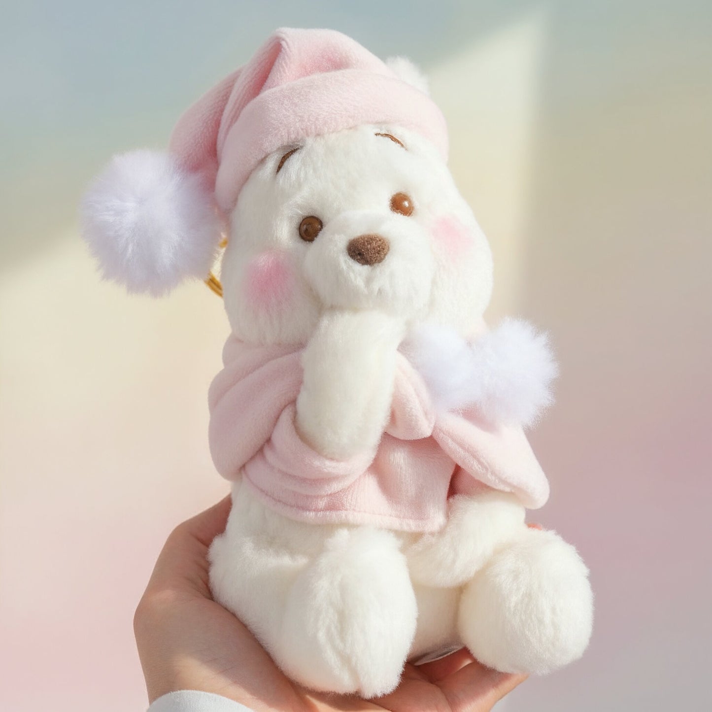 Disney Store Winnie the Pooh Plush Keychain Accessory