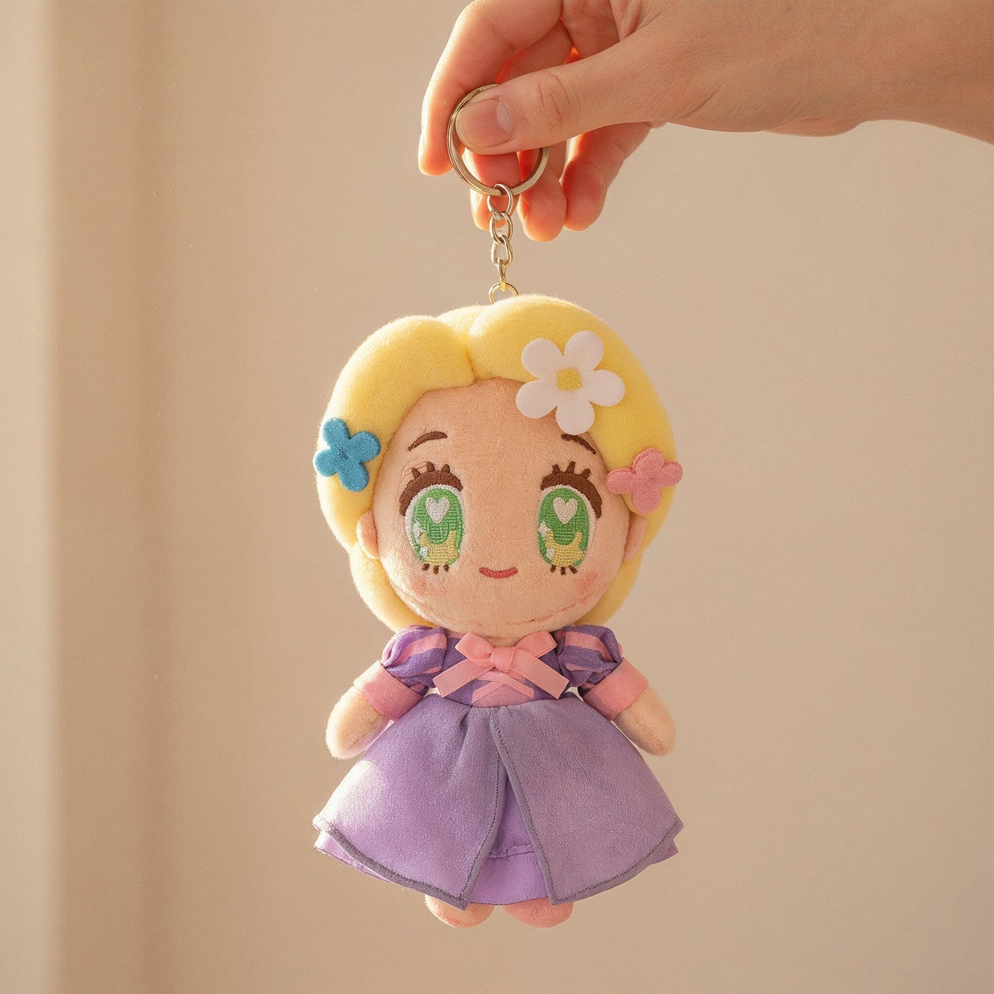 Rapunzel plush keychain