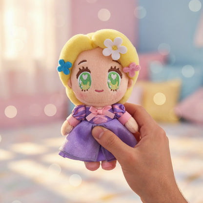 Rapunzel plush keychain