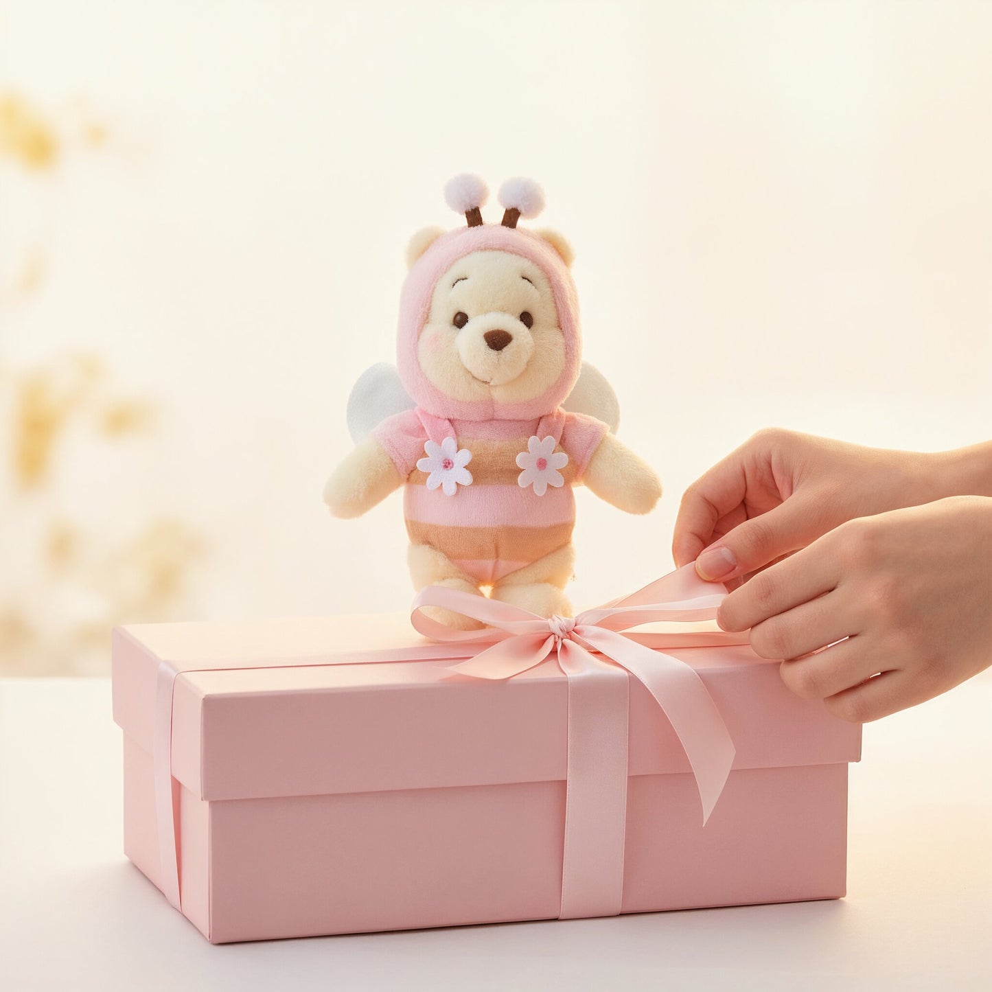 Disney Store Winnie the Pooh Plush Keychain Accessory