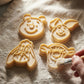 Disney Store - Skater Stamp Cookie Cutter [Set of 4] Winnie the Pooh CSM1 - Kitchen Accessories