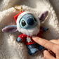 Stitch Plüsch Schlüsselanhänger Disney Weihnachten