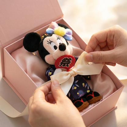 Disney Store Minnie Plush Keychain Accessory