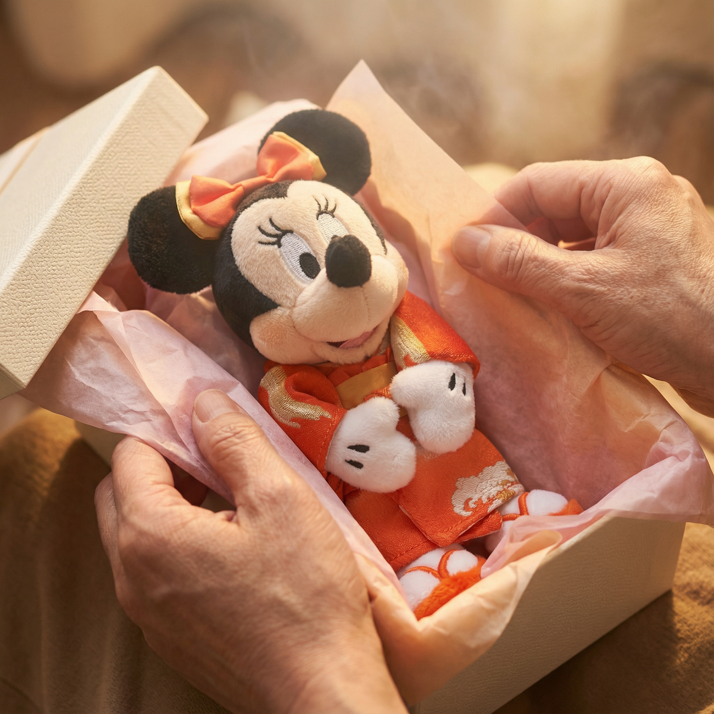 Minnie Plüsch Schlüsselanhänger Kimono Japan City