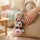 Disney Store Minnie Mouse Plush Keychain Accessory
