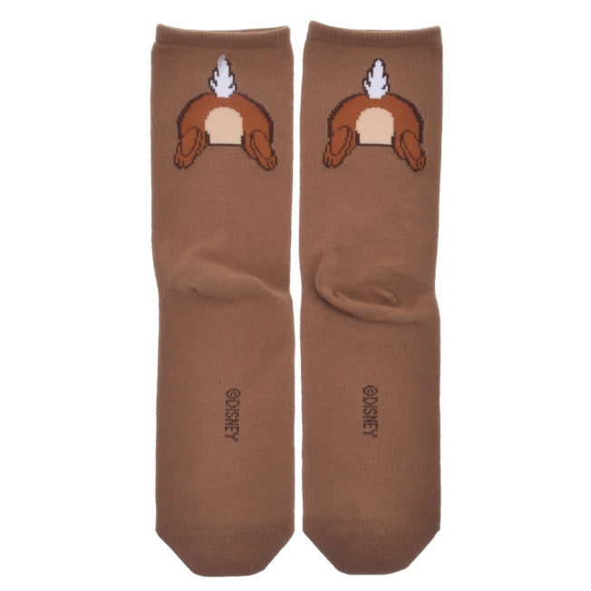 Chip Socken Gesicht & Po Braun Japan Disney Store