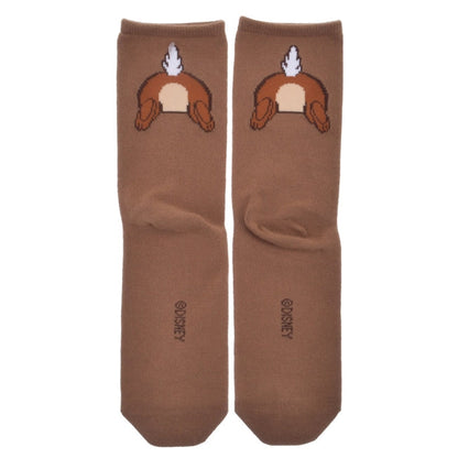 Chip Socken Gesicht & Po Braun Japan Disney Store