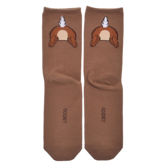 Chip Socken Gesicht & Po Braun
