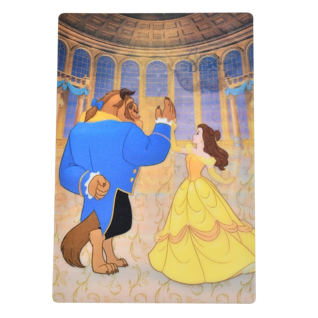 Die Schöne und das Biest Lenticular Postkarte Japan Disney Store