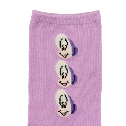 Young Oyster Triple Face Purple 36-39 Japan Disney Store