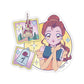 Belle Mini Deko Aufkleber Japan Disney Store