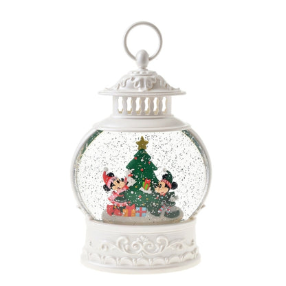 Mickey & Minnie Schneekugel Musik & Licht Laterne Disney Weihnachten Japan Disney Store