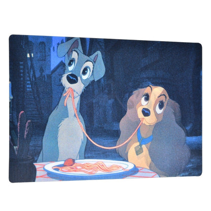 Lady und Tramp Meatball Spaghetti Lenticular - Postkarte Japan Disney Store
