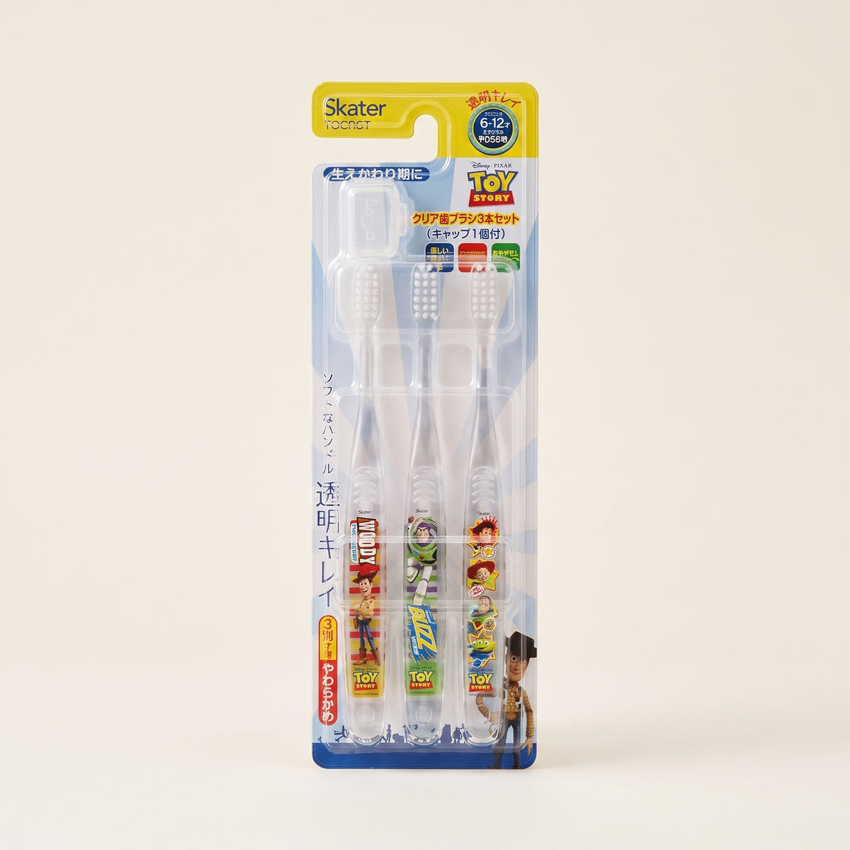Toy Story Clear Zahnbürsten-Set 3 Stück – Clean
